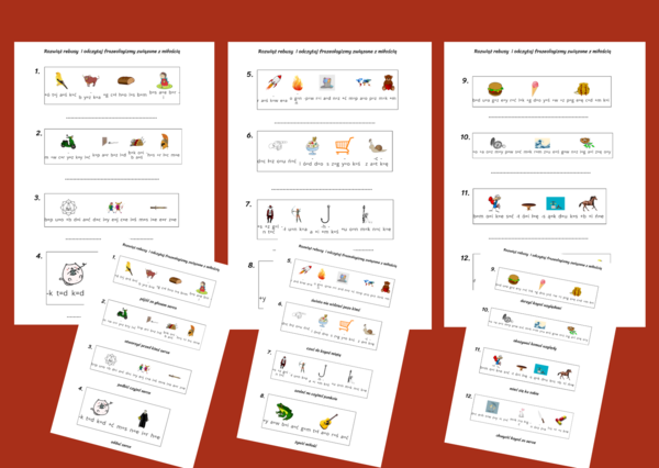REBUSY – rebus - WALENTYNKI - frazeologizmy - związki frazeologiczne