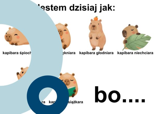 Dzisiaj jestem jak... KAPIBARA