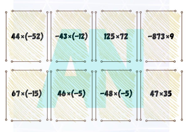 Gra "wojna" mnożenie i dzielenie liczb całkowitych
