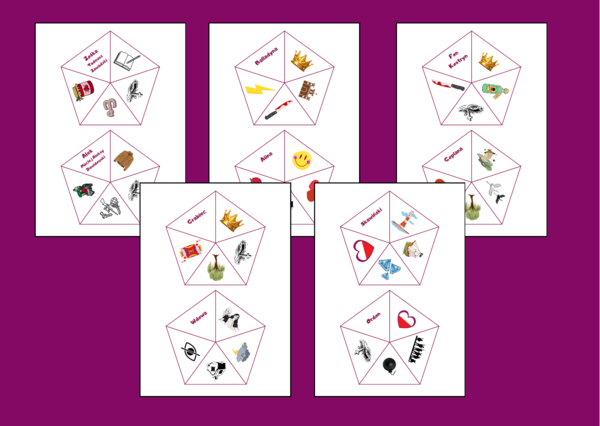 BOHATEROWIE – lektury z kl. 7-8 – ikonki – układanka – powtórka – egzamin – 13 stron