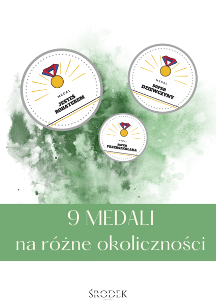9 MEDALI - na różne okoliczności