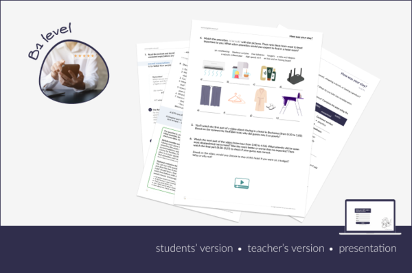 How was your stay? (travelling) – lesson plan