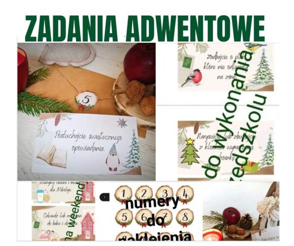 ZADANIA ADWENTOWE - Boże Narodzenie