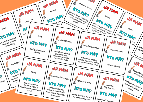 Ja mam... Kto ma... - LIRYKA - powtórka - egzamin