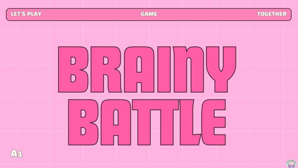 Brainy Battle – drużynowa gra językowa typu Familiada-A1