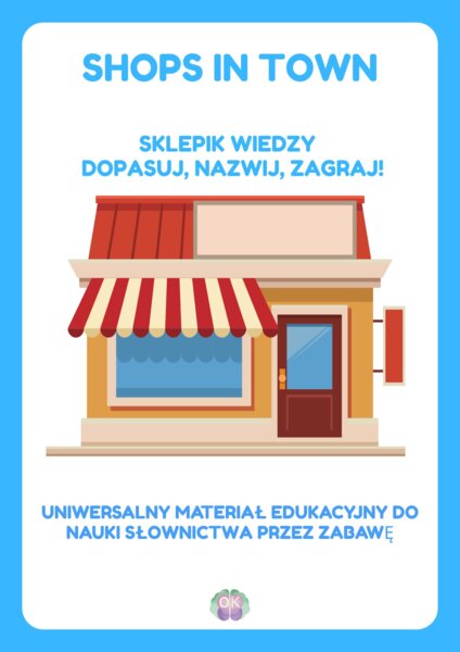 Sklepik Wiedzy – Dopasuj, Nazwij, Zagraj!Shops in town