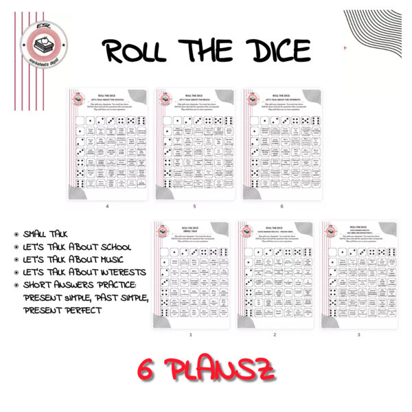 Roll the dice - speaking game