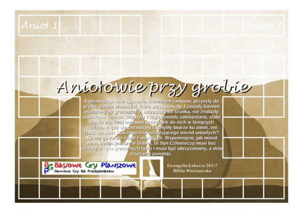 Aniołowie przy grobie – Gra planszowa