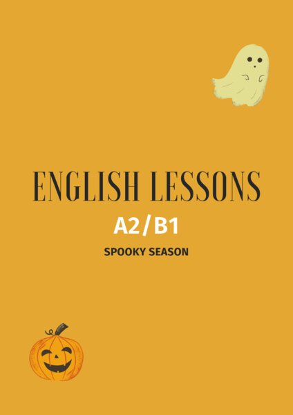 Angielski - lekcja Halloween "Spooky Season" A2/B1