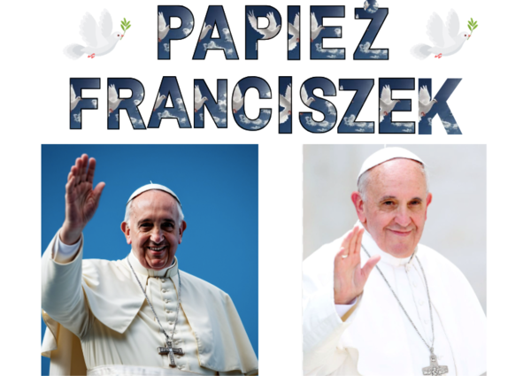Gazetka szkolna: Papież Franciszek –40 elementów graficznych do druku