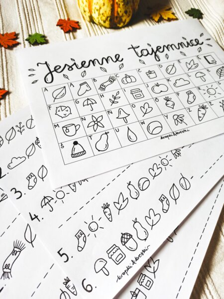 "JESIENNE TAJEMNICE" - zaszyfrowane hasła