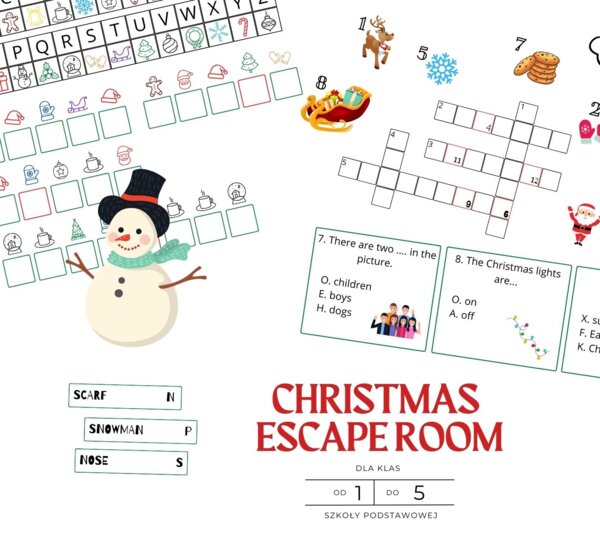Christmas Escape Room dla klas 1-5