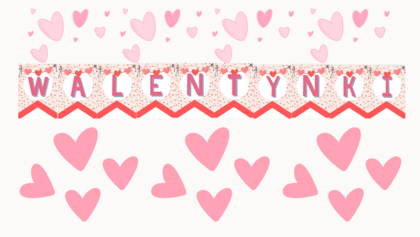 Walentynki - napis