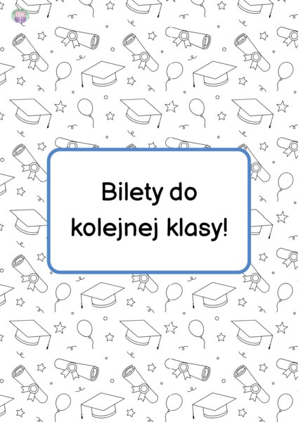 Bilet do Następnej Klasy: Twój Paszport do Przygody (7 stron)