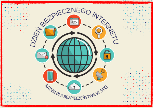 Gazetka "Dzień Bezpiecznego Internetu".