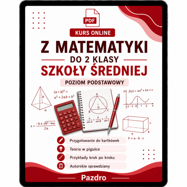 Kurs online z matematyki do 2 klasy - Pazdro 2P