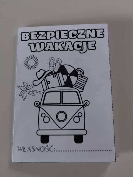 Książeczka do kolorowania Bezpieczne Wakacje
