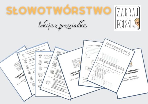 Lekcja z przesiadką - słowotwórstwo