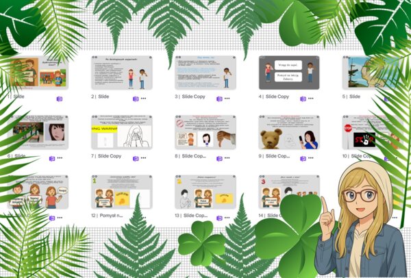 Prezentacja multimedialna w genial.ly „Czym jest dyskryminacja w sieci?”. Edukacja zdrowotna. Klasa 4. Dział „Moje miejsce w internecie”.