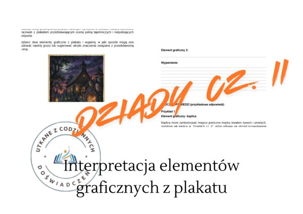 Interpretacja elementów graficznych z plakatu- Dziady część II