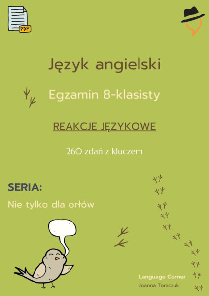 Egzamin ósmoklasisty - Nie tylko dla orłów: reakcje językowe cz.1