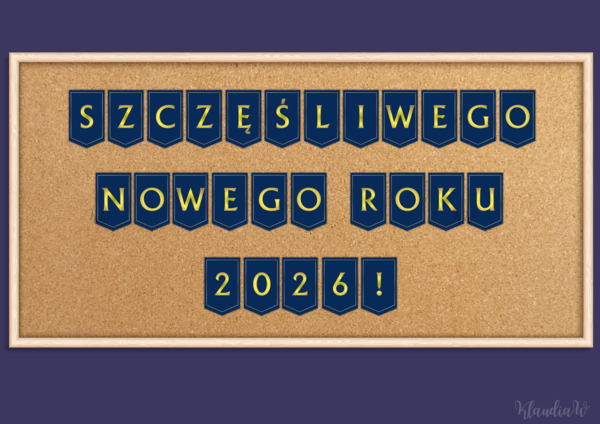Girlanda „Szczęśliwego Nowego Roku 2026!”
