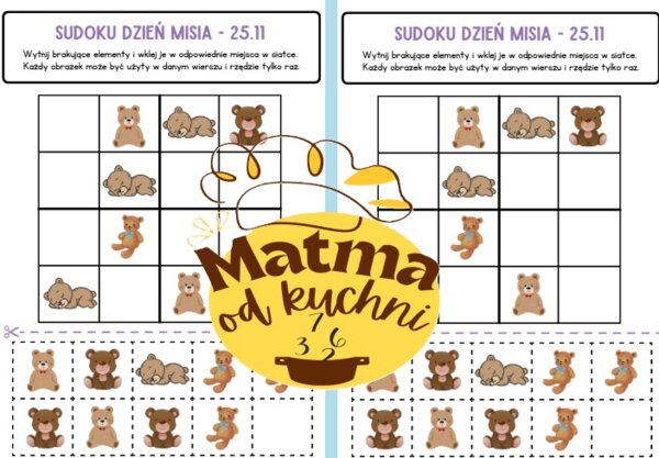 Sudoku obrazkowe - święta tradycyjne i nietypowe.