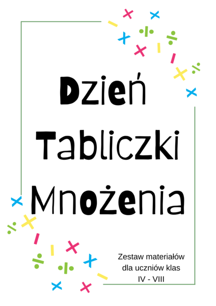 Dzień tabliczki mnożenia - zabawa z kodami QR