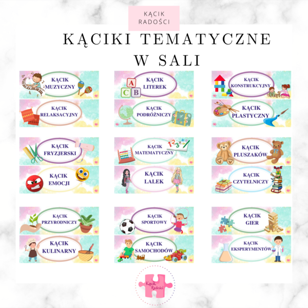 Kąciki zainteresowań/Zainteresowania