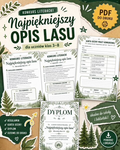 Konkurs. Najpiękniejszy opis lasu