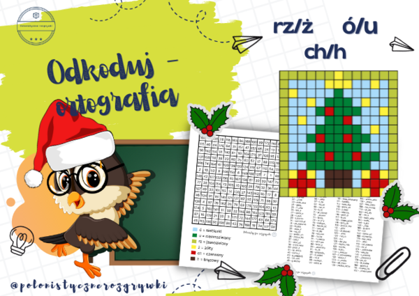 Odkoduj. Ortografia. Boże Narodzenie. Mikołajki
