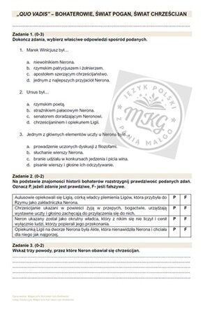 Karkówka "Quo vadis" świat pogan, świat chrześcijan