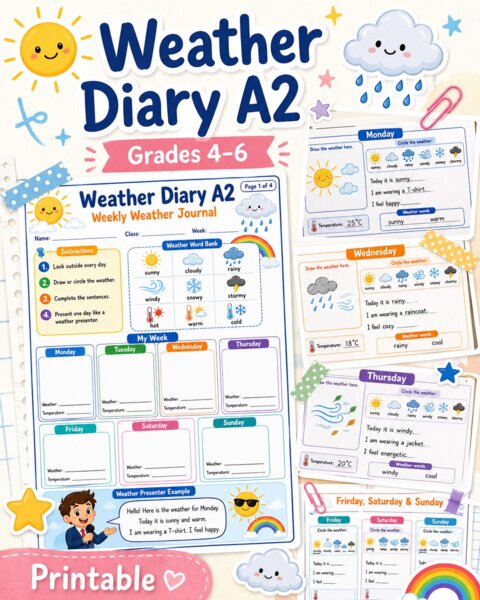 Weather Diary A2