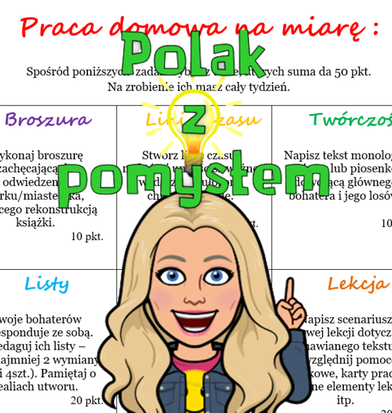 Praca domowa na miarę - do lektury