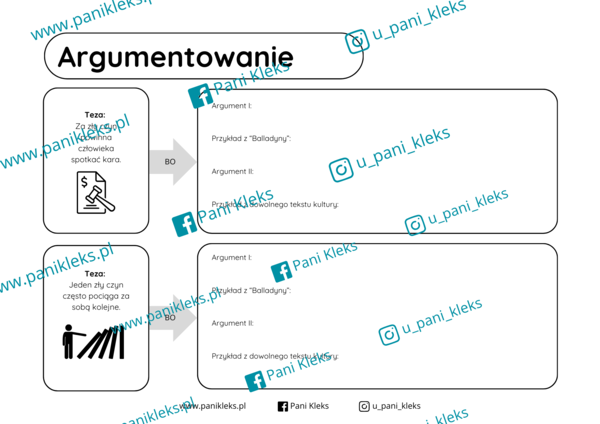 Argumentowanie z "Balladyną"