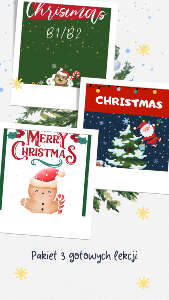 Christmas: Pakiet 3 gotowych lekcji.