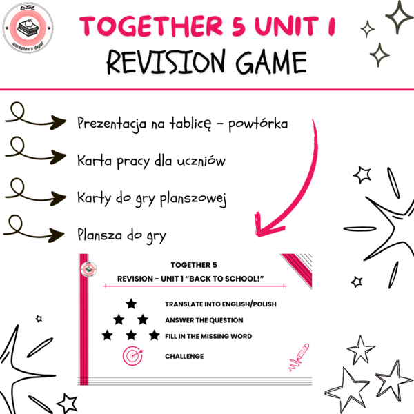 Together 5 Unit 1 Revision Game