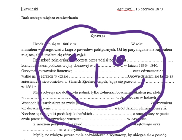 Życiorys Skawińskiego - Latarnik