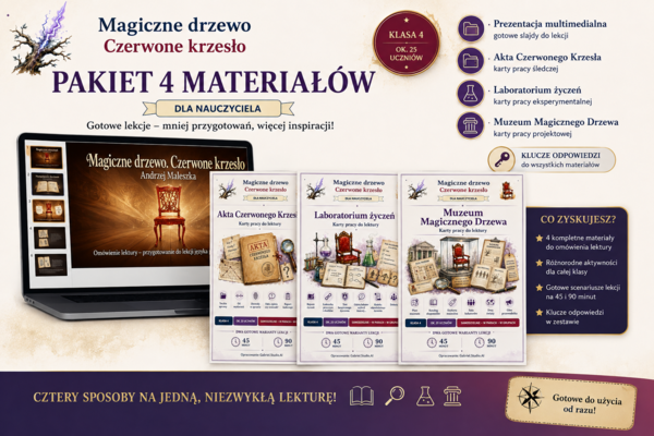 "Magiczne drzewo. Czerwone krzesło" - pakiet materiałów
