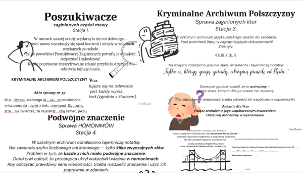 Kod Polszczyzny: stacje zadaniowe dla uczniów klas 4-6