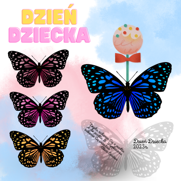 Motyle na Dzień Dziecka