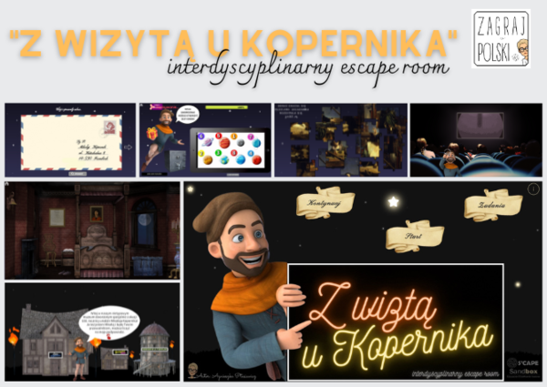 Wirtualny escape room "Z wizytą u Kopernika"