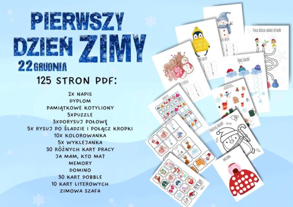 PAKIET KART PRACY ZIMA!