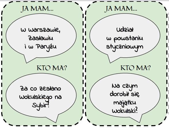 "Lalka" "Ja mam..." "Kto ma?"