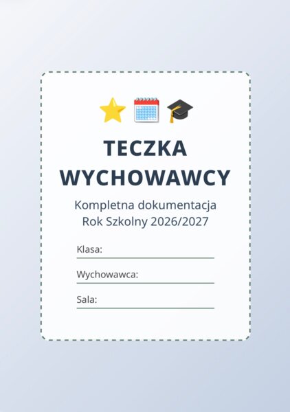 Teczka wychowawcy