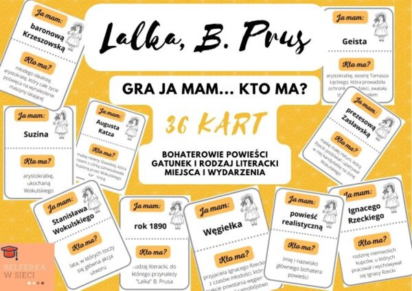 Lalka - Ja mam... Kto ma? Gra dydaktyczna do lektury