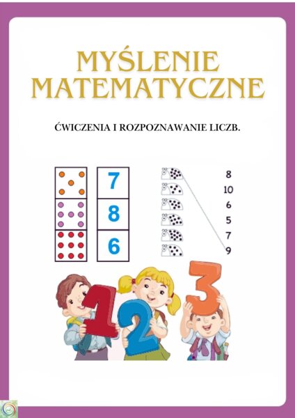 MYŚLENIE MATEMATYCZNE - ĆWICZENIA I ROZPOZNAWANIE LICZB