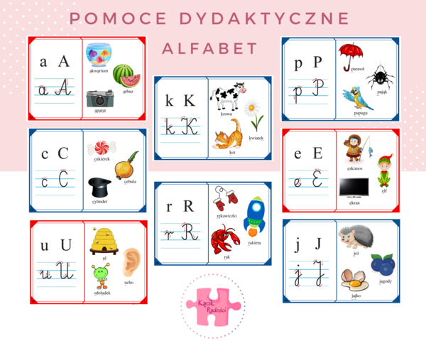 Alfabet - pomoce dydaktyczne