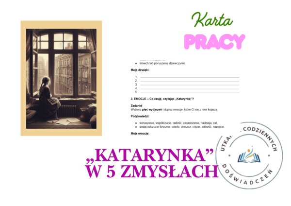 KARTA PRACY – „Katarynka” w 5 zmysłach