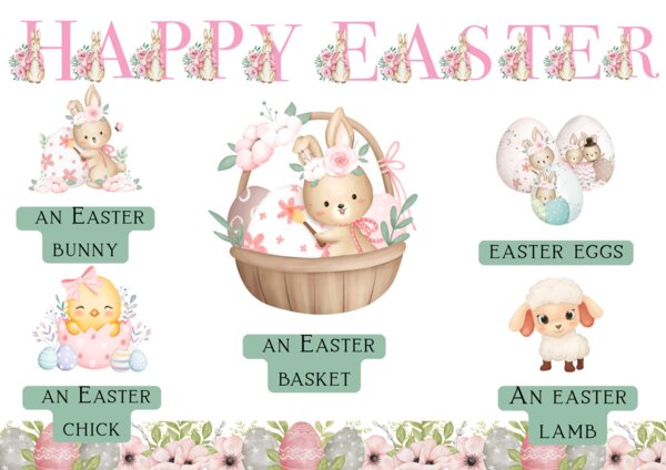 Easter kolorowa gazetka 20 elementów